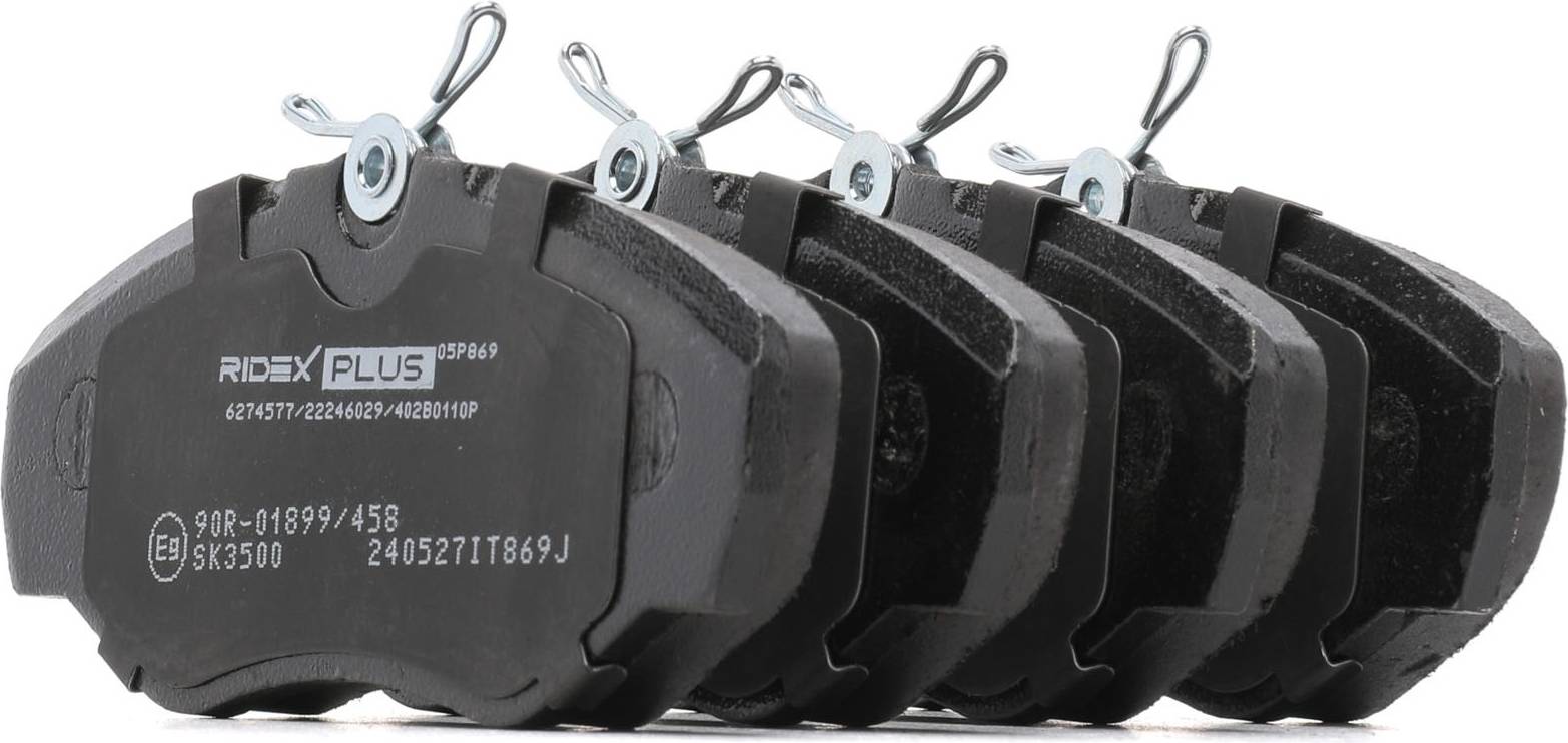 Ridex Plus Brake Pad Set Front Axle