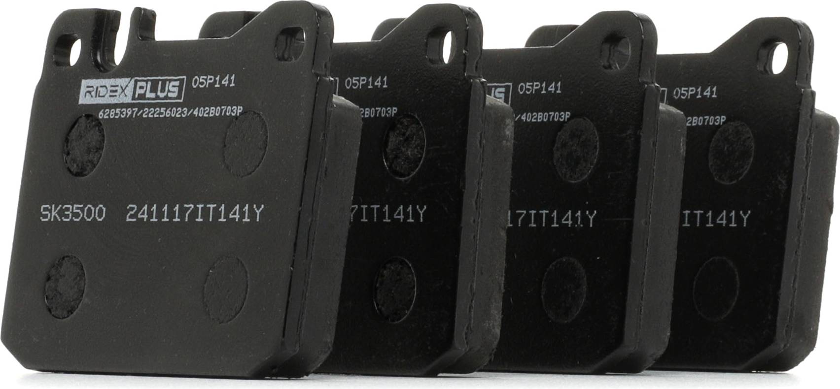 Ridex Plus Brake Pad Set Front Axle