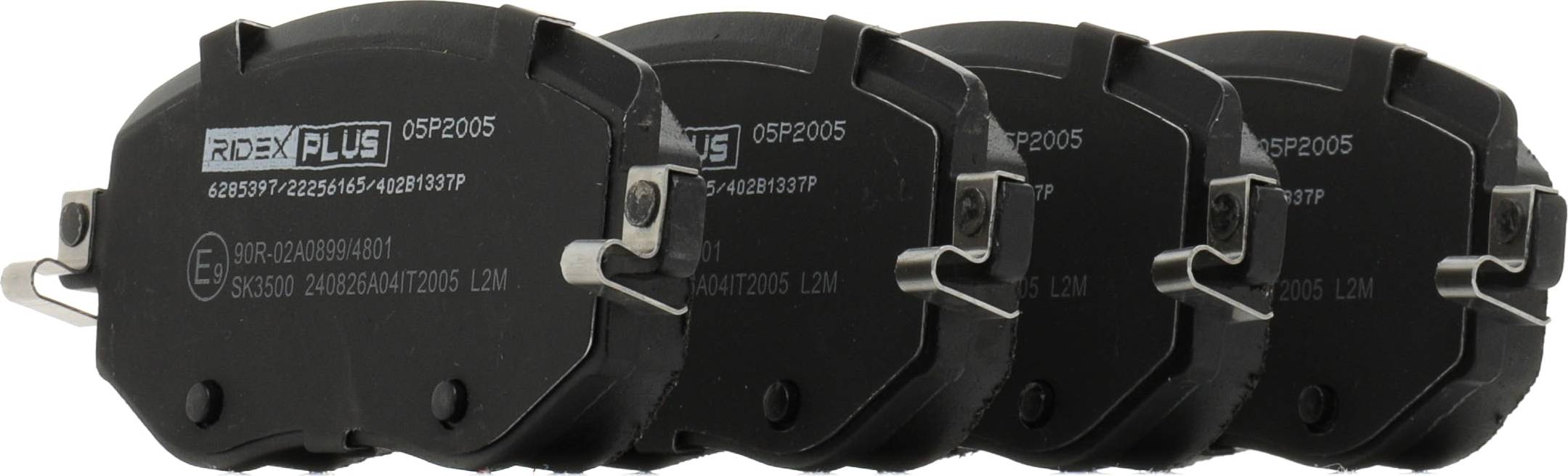 Ridex Plus Brake Pad Set Front Axle