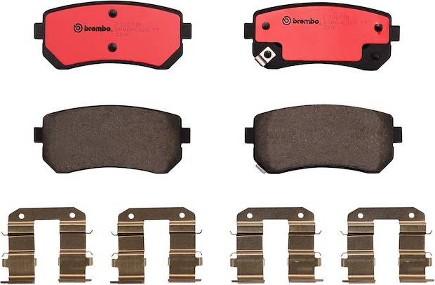 P30051N Premium Ceramic Rear Disc Brake Pad Set