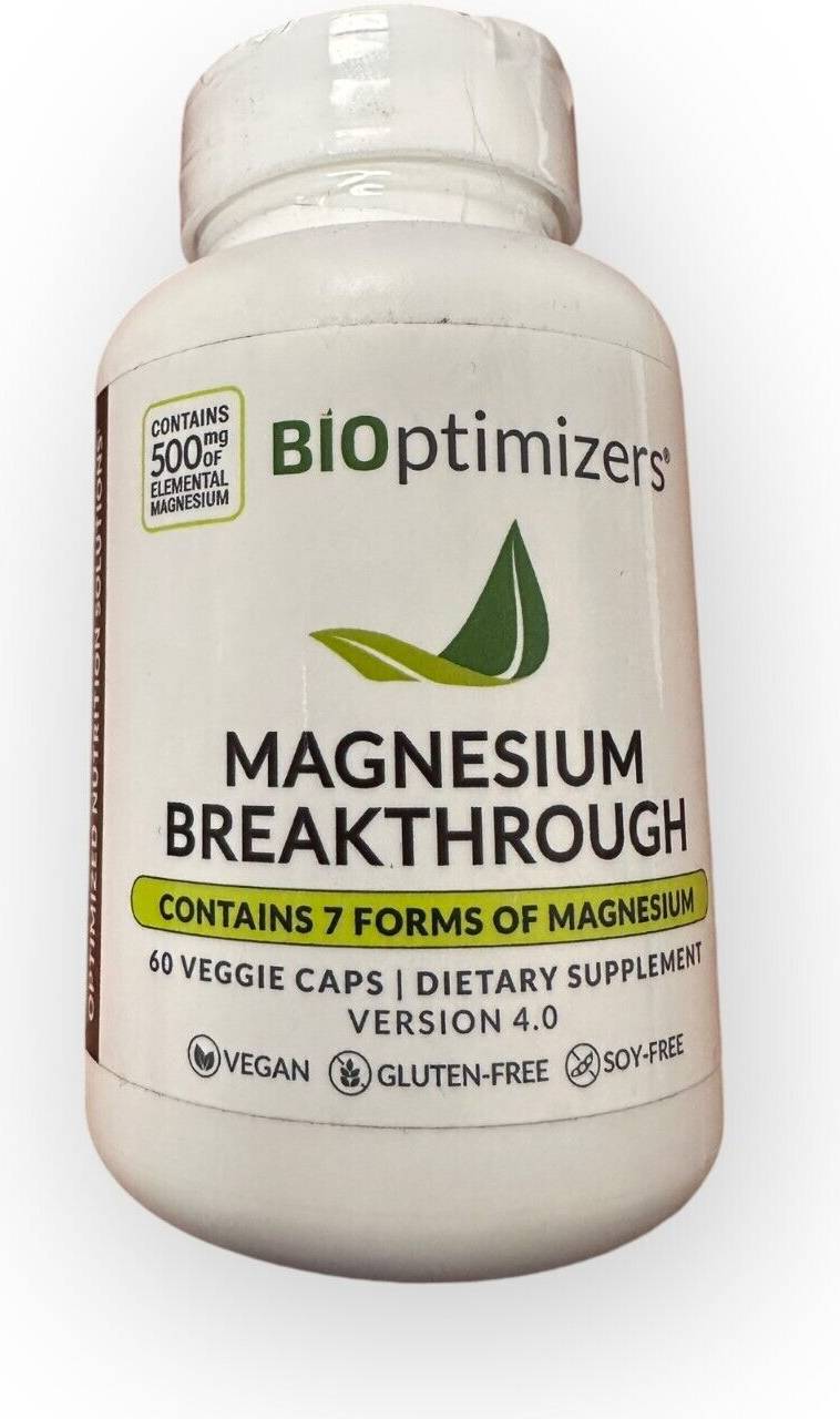 Magnesium 500 mg BiOptimizers Bioptimizers Magnesium Breakthrough Caps 500mg