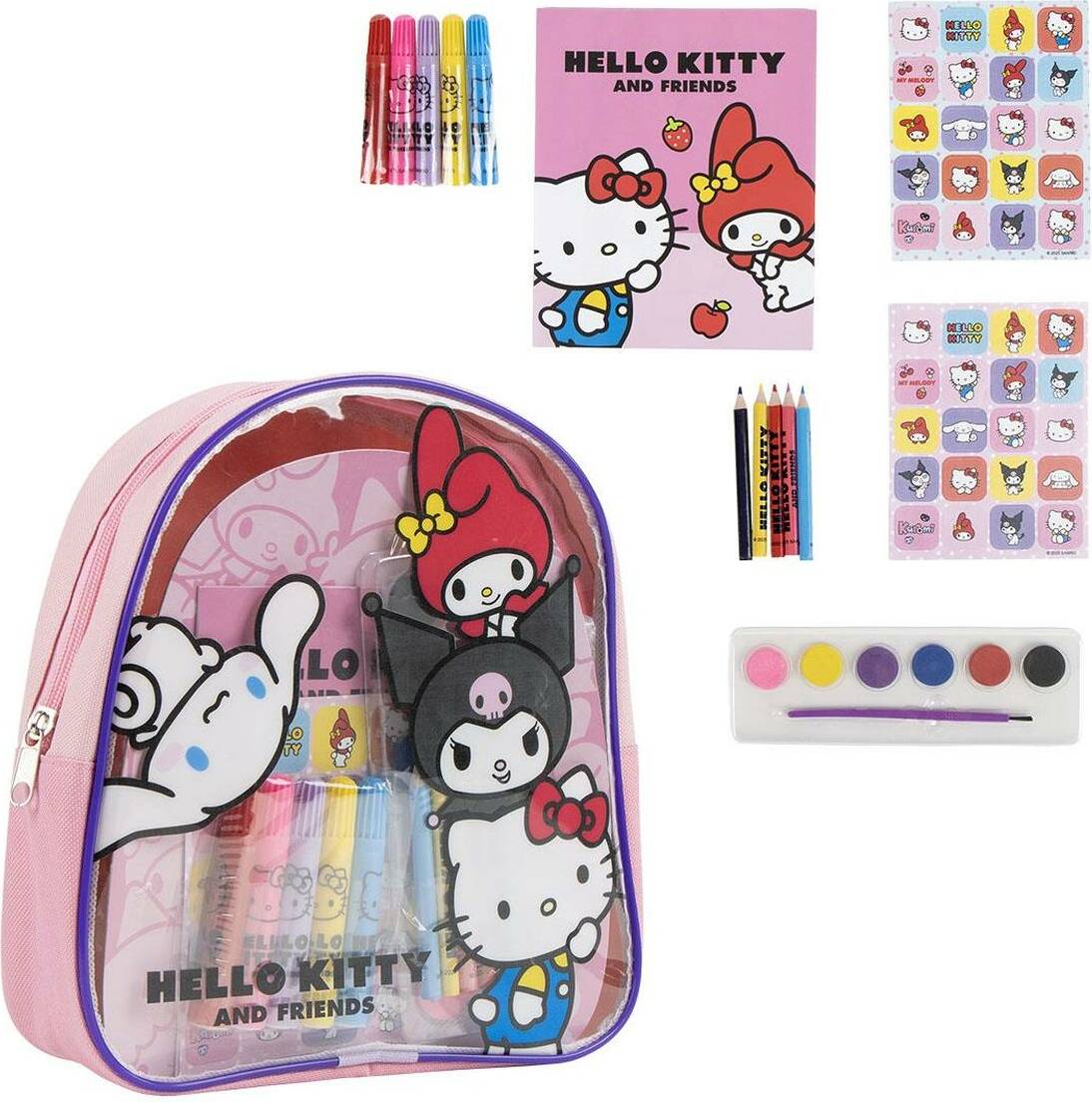 Hello Kitty Child's Drawing Rucksack - Pink