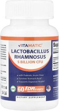 Lactobacillus Rhamnosus 60 Capsules Hypromellose