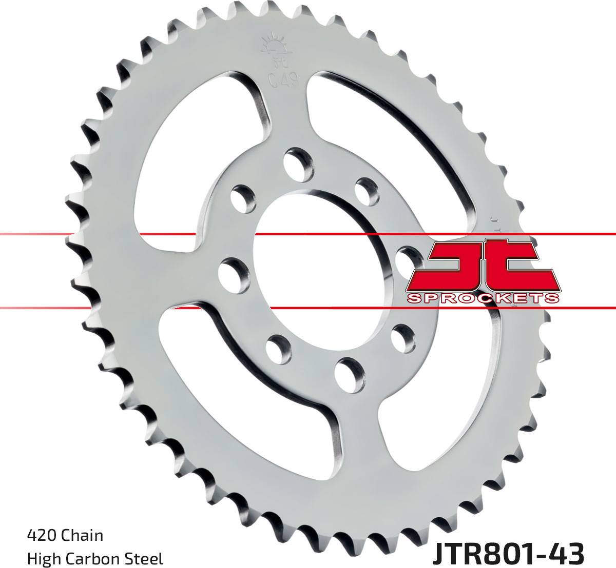 Steel Rear Motorcycle Sprocket