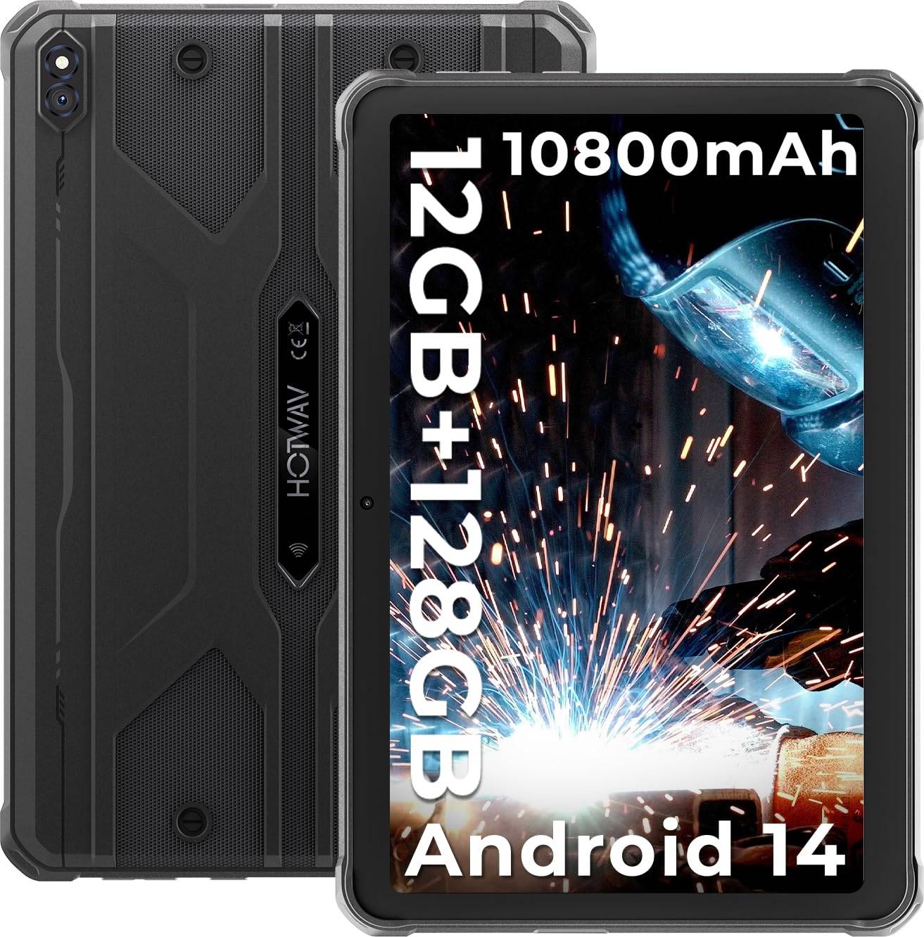 Hotwav R8 Rugged Tablet Android 14 10.1 Inch