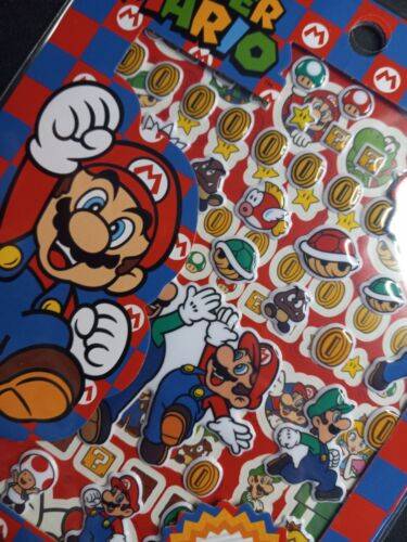 Nintendo Mario Sticker Book Puffy Stickers