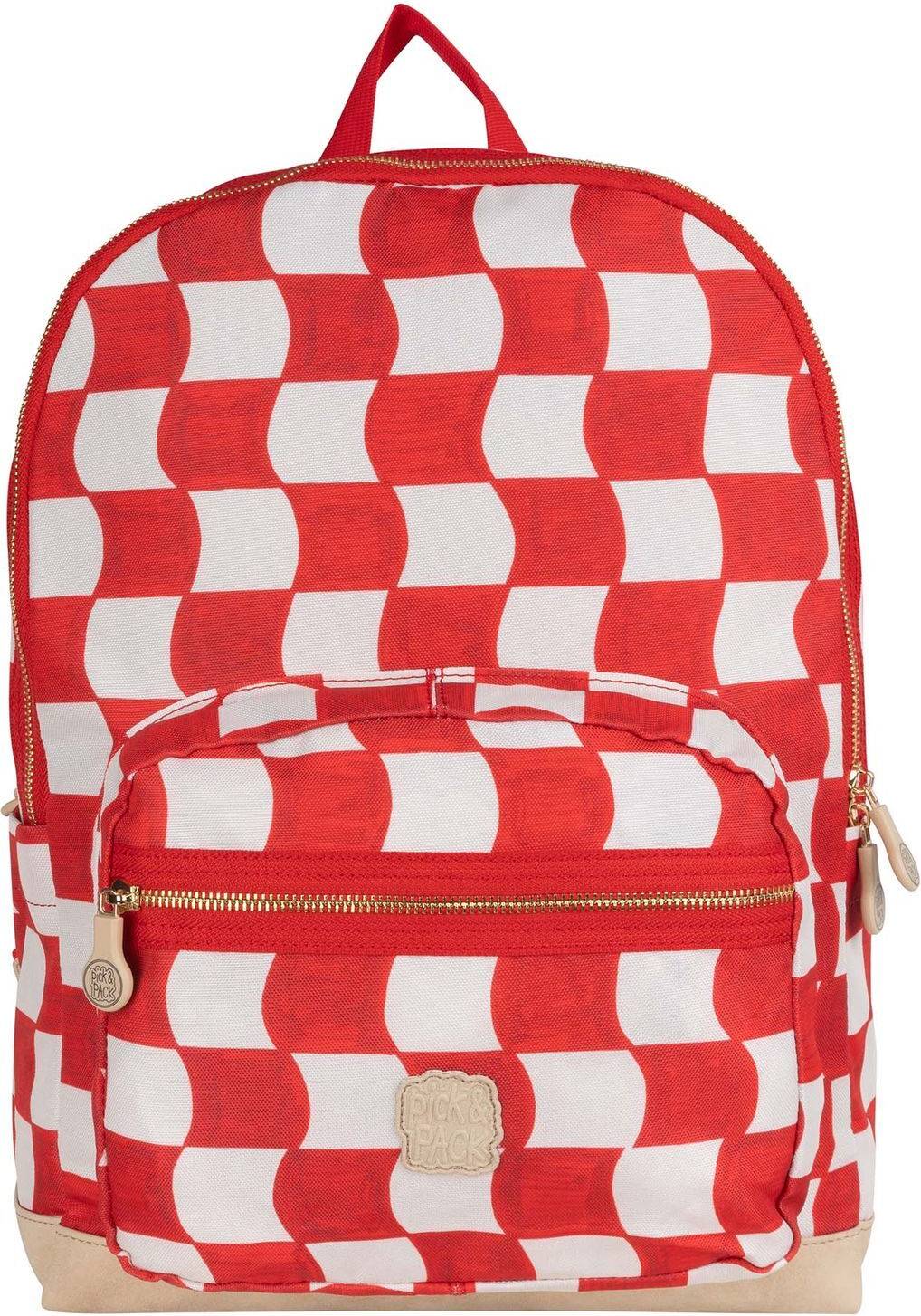 Rucksack Birds Backpack Check It Out Red