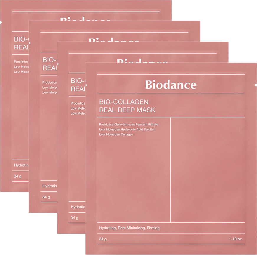 Bio-Collagen Real Deep Mask 4-pack