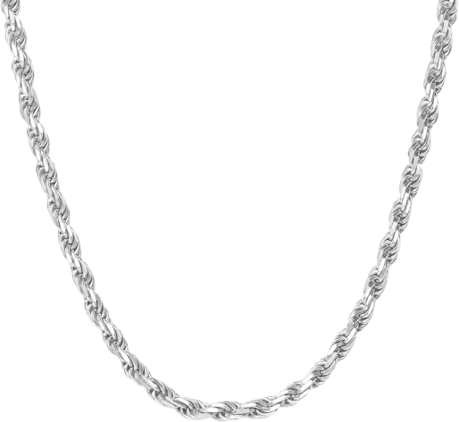 Jaxxon chain Jaxxon Rope Chain 4mm - Silver