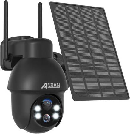 Solar wireless security cameras Anran 5MP Wireless Solar Security Camera System