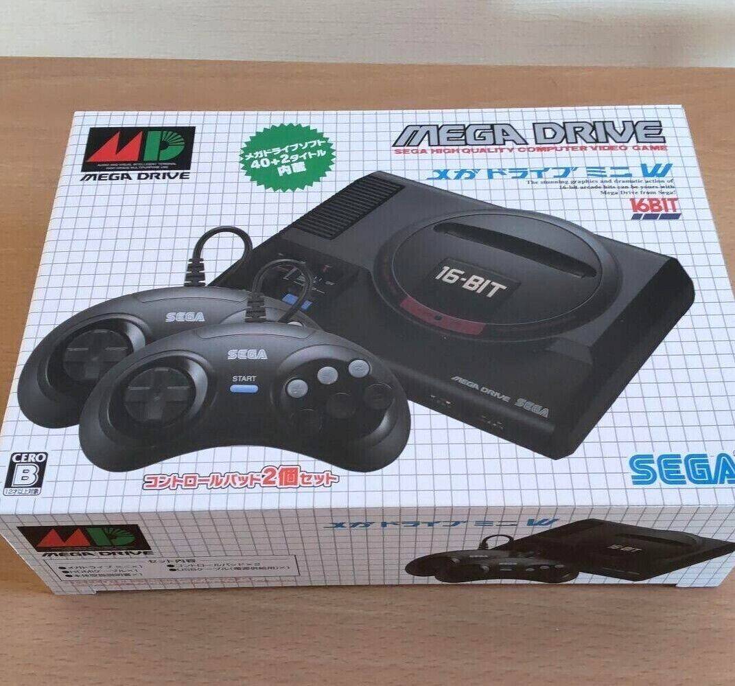 Sega Mega Drive Mini W 2 Controllers 16bit