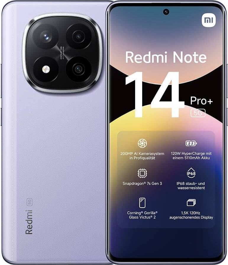 Xiaomi 14 Xiaomi Redmi Note 14 Pro 5G 12Go RAM 256Go Violet