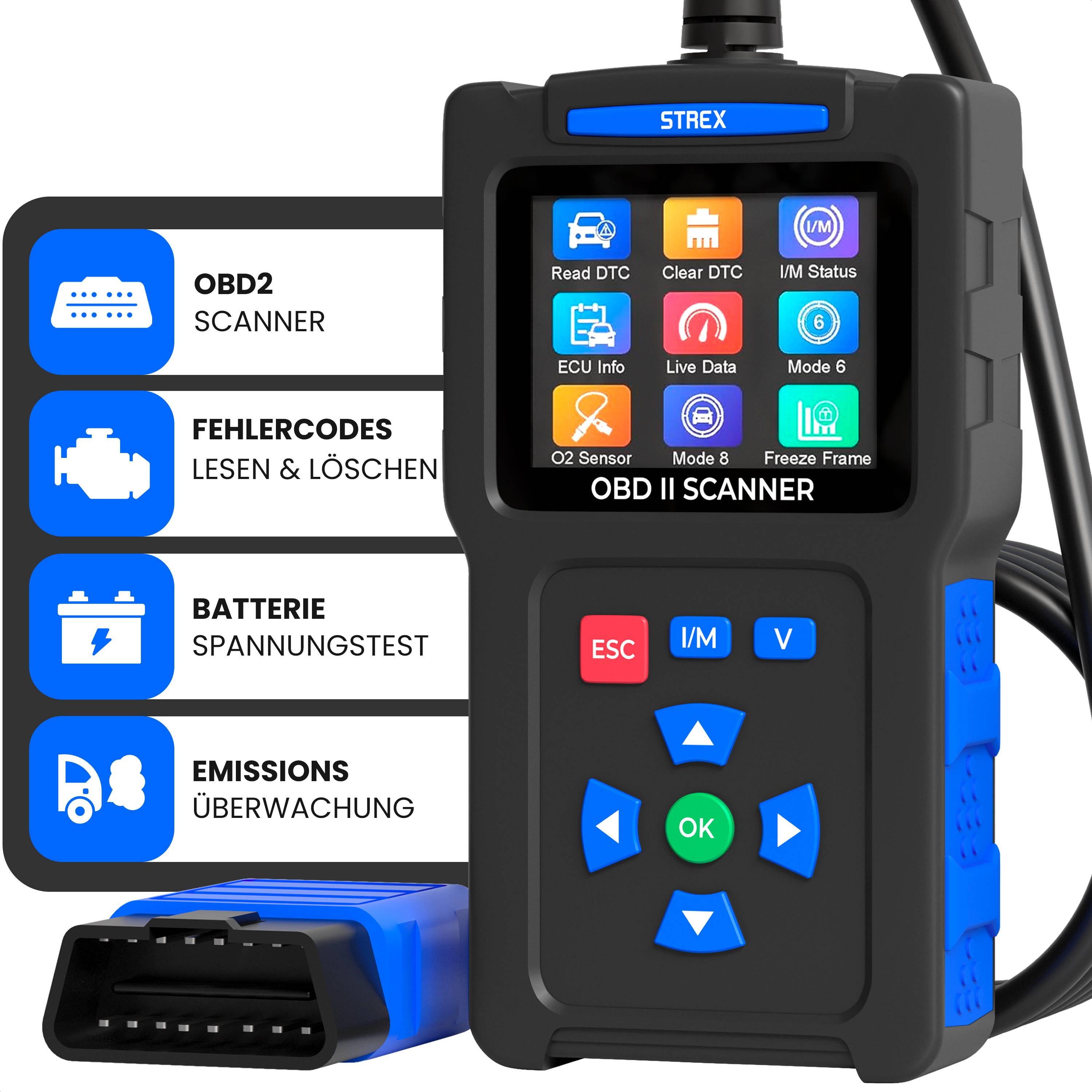 Obd2 Strex OBD2 Scanner NL Language
