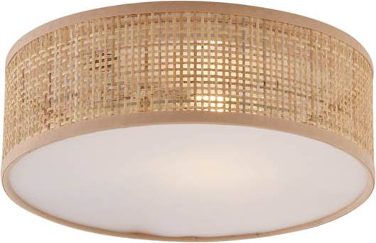 Orientalsk Rattan Loftslampe 30 cm