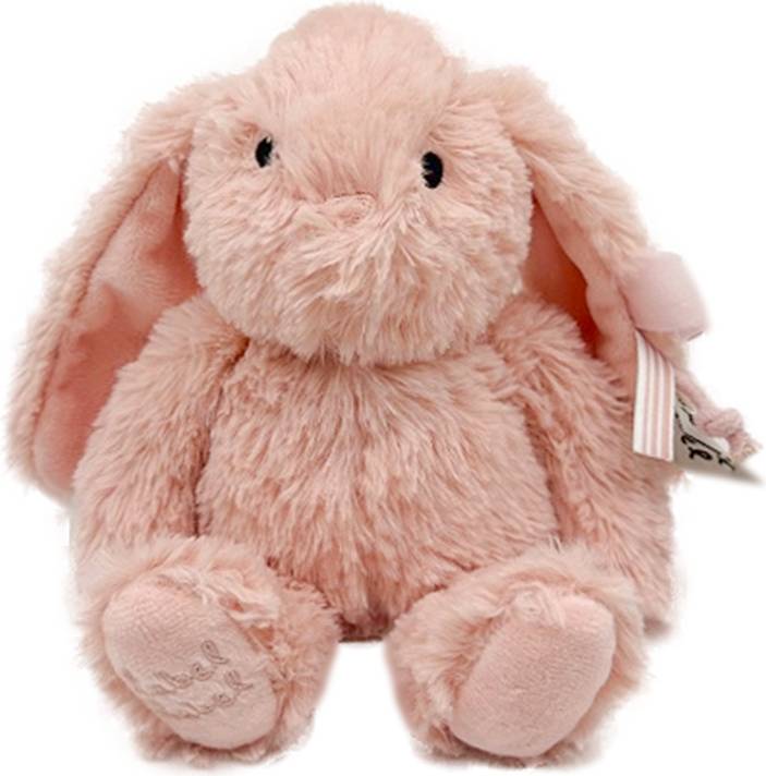 Label Knuffel Konijn Rosa L Roze