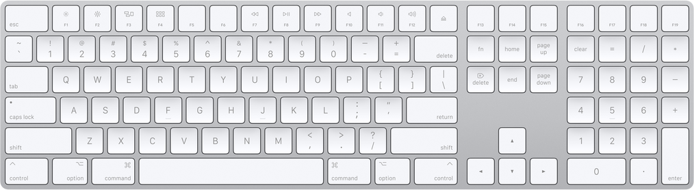 Apple magic keyboard Apple Magic Keyboard with Numeric Keypad
