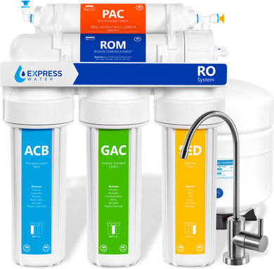 Express water filters Express Water 5-Stage Multi-Method Reverse Osmosis Filtration System RO10M