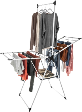 Foldable clothes drying rack ‎Home-Complete Home-Complete Foldable Clothes Drying Rack - 24 Rails