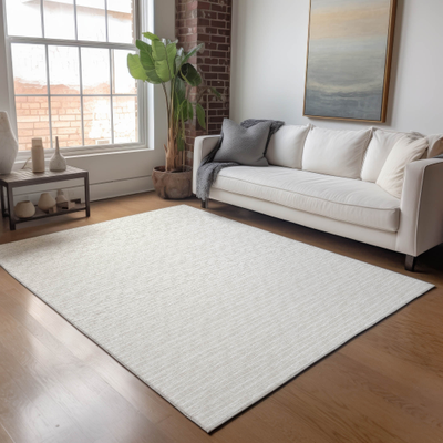 Addison Rugs Addison Rugs Premium Washable Super Soft Boho Stripe Mayfield Rug 3 x 5 Beige