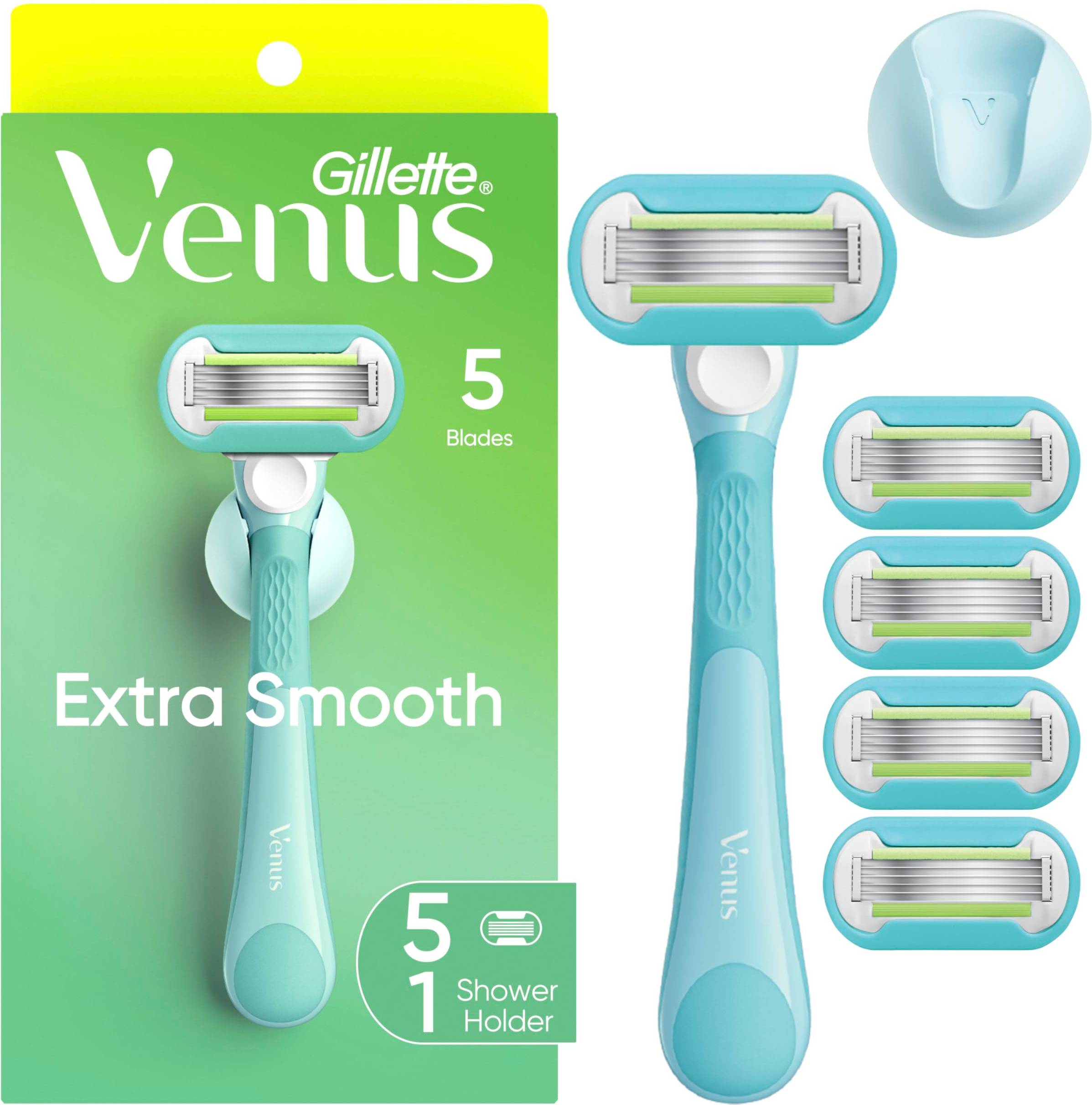 Venus blades Venus Extra Smooth Women's Razor with Reusable Razor Handle