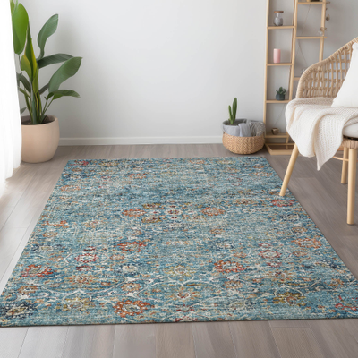 Addison Rugs Addison Rugs Premium Washable Super Soft Vintage Traditional Mayfield Rug 2 6 x 3 10 Multicolor