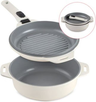 Dash 5-in-1 Multipurpose Nesting - Cream Cookware Set