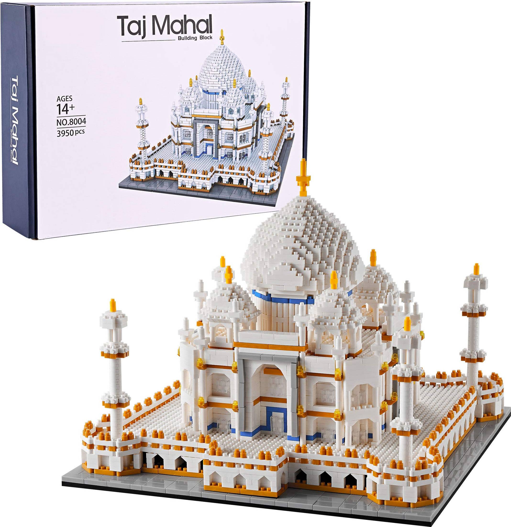 Big Size Architecture Taj Mahal Model Building Set 3950pcs Micro Block Kit