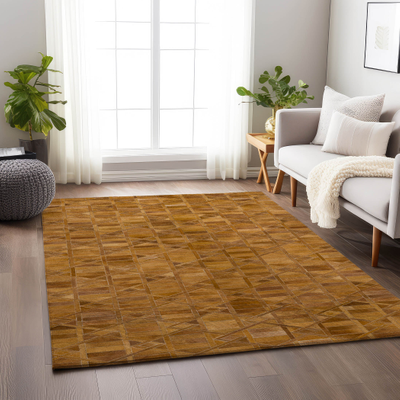 Addison Rugs Premium Washable Super Soft Faux Geo Cowhide Mayfield Rug 2 x 3 ft
