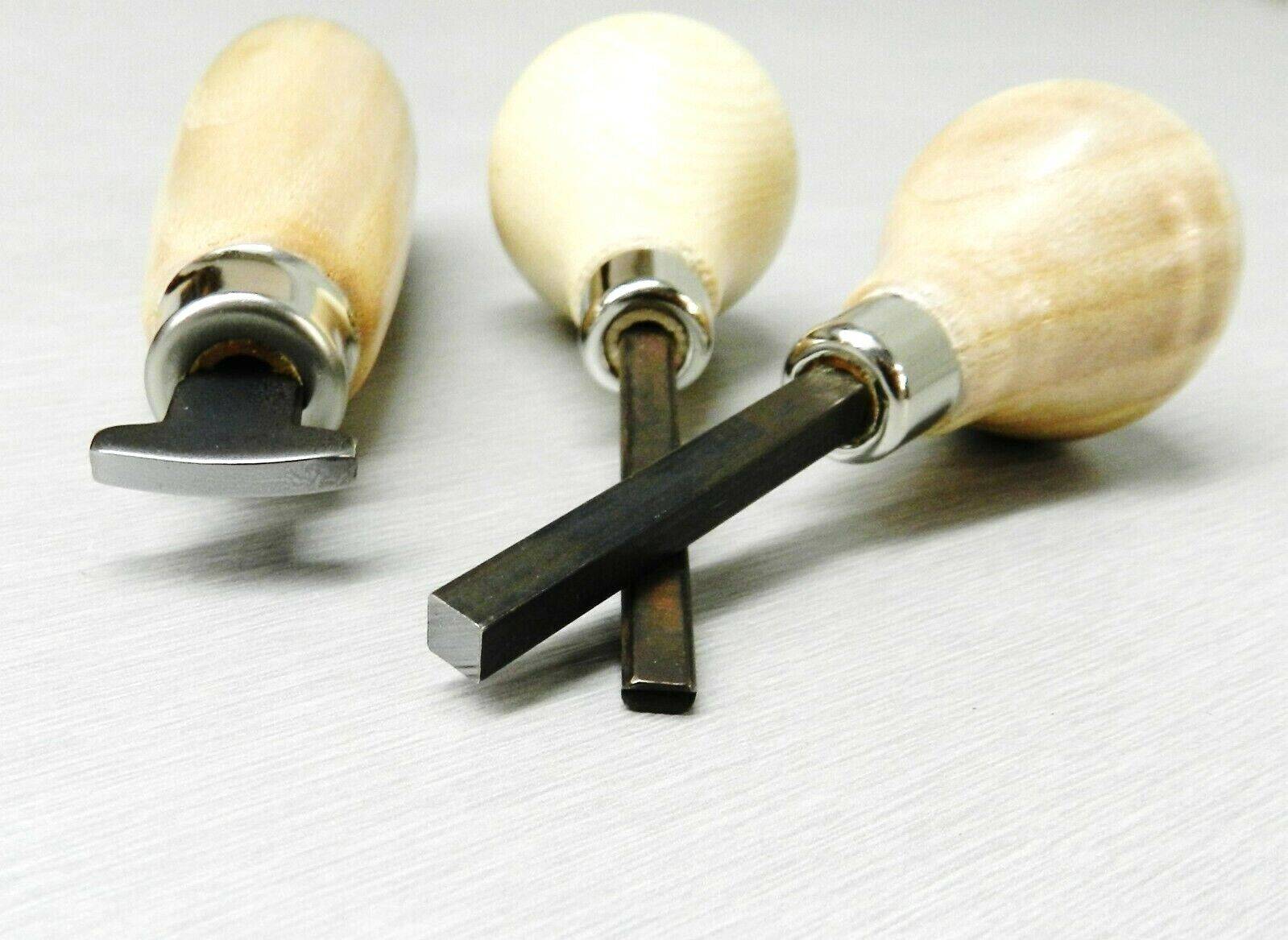 JTS Bezel Setting Tools 3pcs Set Includes Prong Pusher Tool Kit