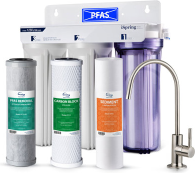 Water filter systems under sink iSpring Water Systems US31-PF Classic 3-Stage Under Sink Filtration System
