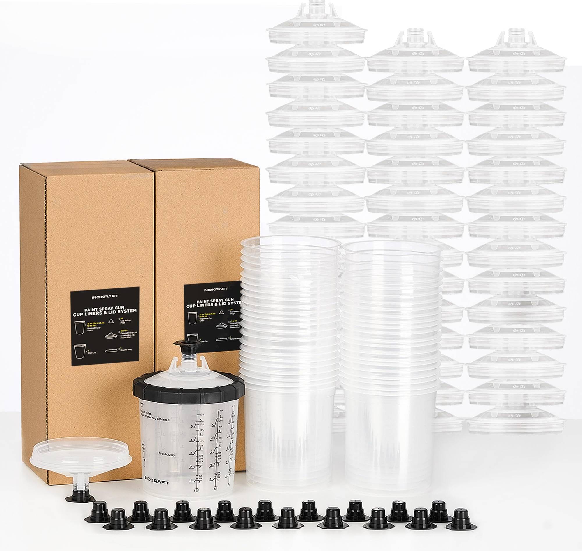 InoKraft InoKraft Disposable Paint Spray Gun Cup Kit