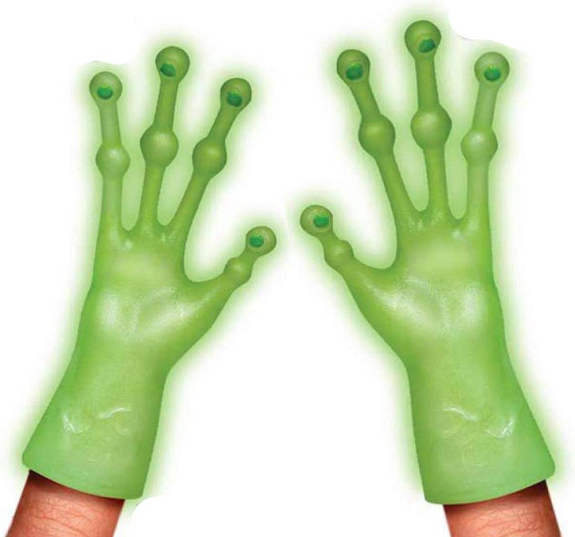 Archie McPhee Glow In The Dark Alien Finger Puppet
