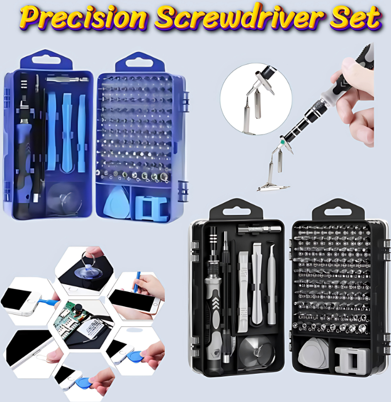 115-in-1 Magnetic Precision Screwdriver Set Tool Kit