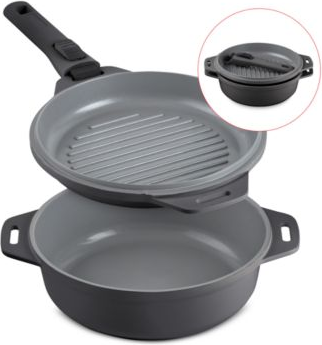 Dash 5-in-1 Multipurpose Nesting Forged Iron Cookware Set