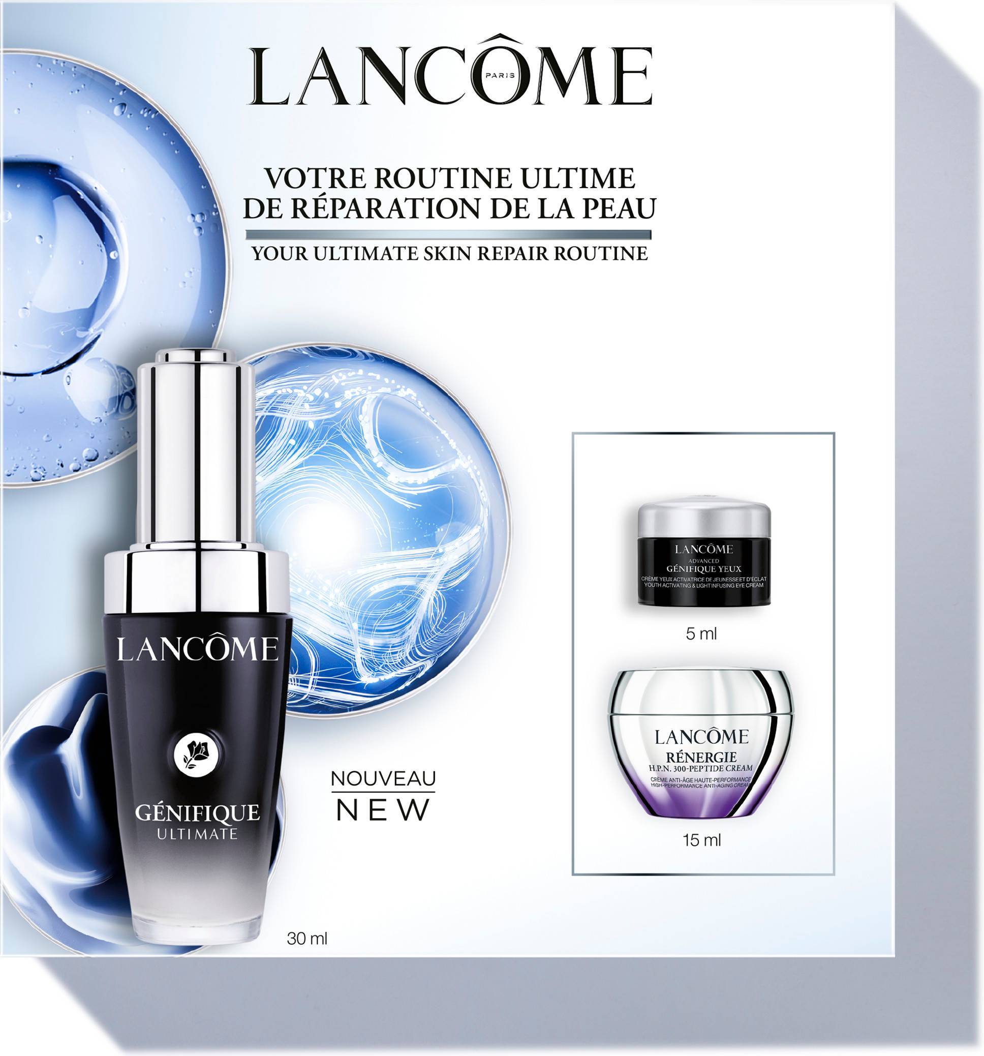 Lancôme Génifique Routine Set 30 ml 5 ml Rénergie