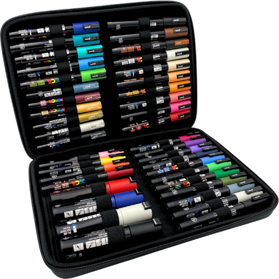 Posca Marker Set 40 Akrylpennor Linjebredd