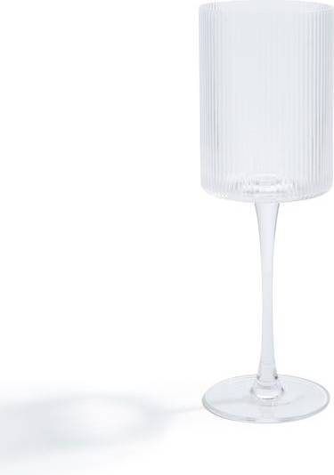 Dunelm Ribbed Wine Glass 36cl