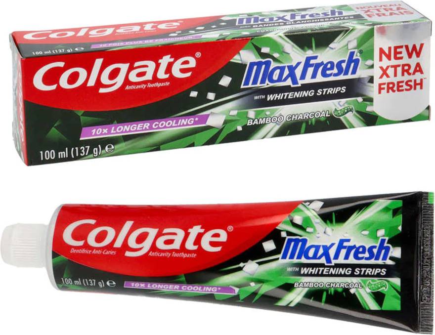 Whitening strips Colgate MaxFresh Toothpaste Whitening Strips 100 ml