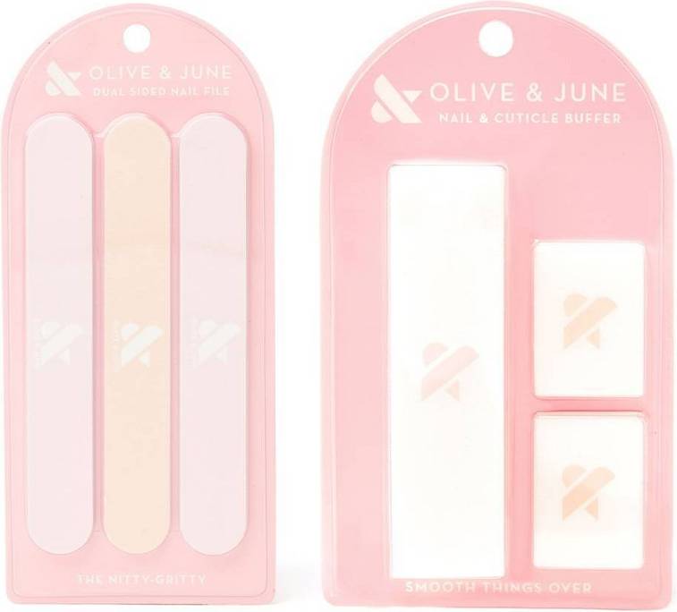 Electric nail file Olive & June Nail File Buffer Pack Grooming Set