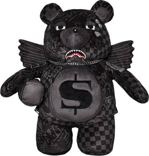 Sprayground 3AM Check Teddy Bear Rygsæk - Multicolour