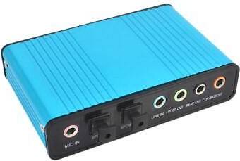 5.1 surround sound USB External Sound Card 6 Channel 5.1 Surround Optical Audio Output Adapter