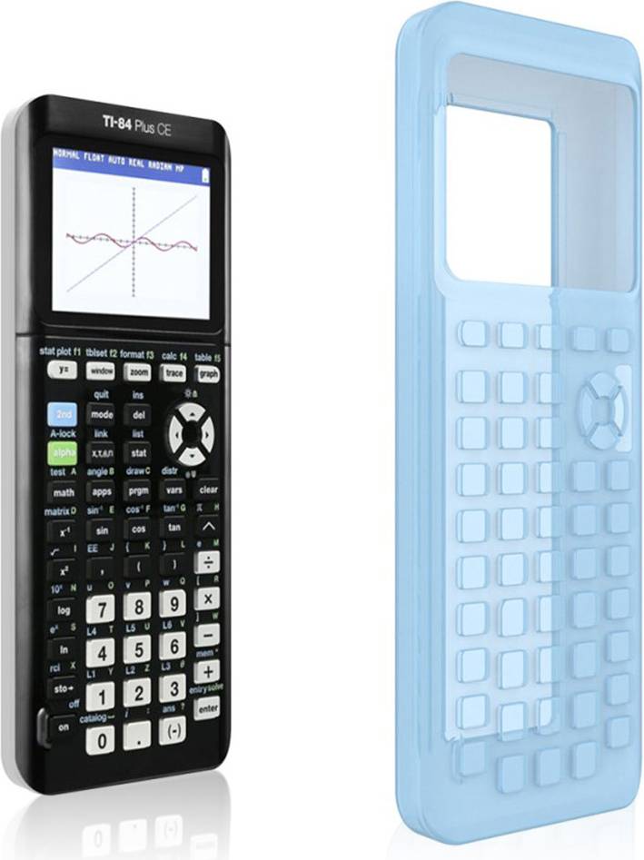 Ti 84 calculator Texas Instruments TI-84 Plus CE Silicone Case Blue