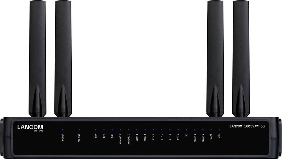 5g router Lancom 1803VAW-5G Router Zwart