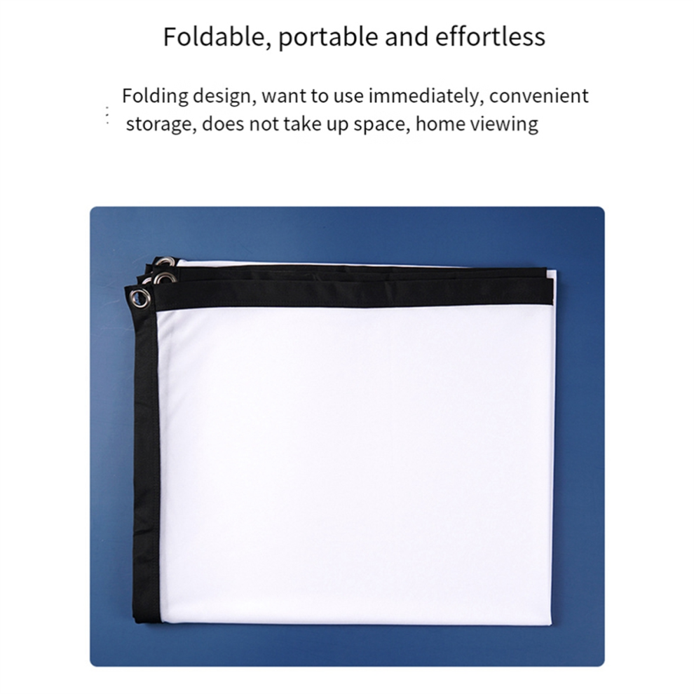Spactz LLhappy 150 Inch Portable Projector Screen 16:9