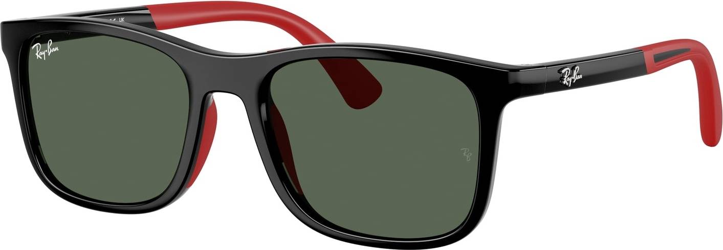 Ray-Ban Børn RJ9084S Solbriller - Sort/Rød/Grøn