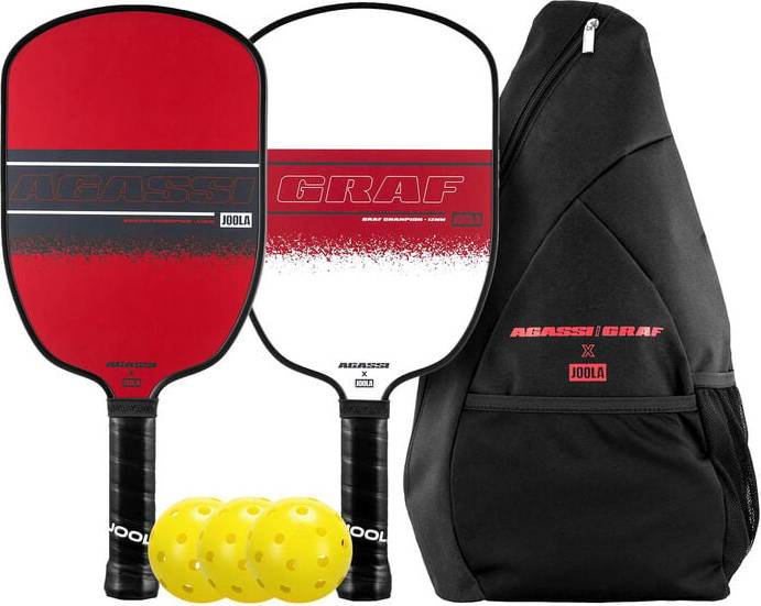 JOOLA Agassi Graf Champion Set Rood One Size