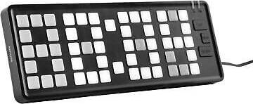 Vækkeur led Karlsson Keyboard LED Vækkeur Sort