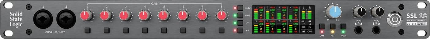 Usb audio Solid State Logic SSL 18 USB Audio Interface Sound Card