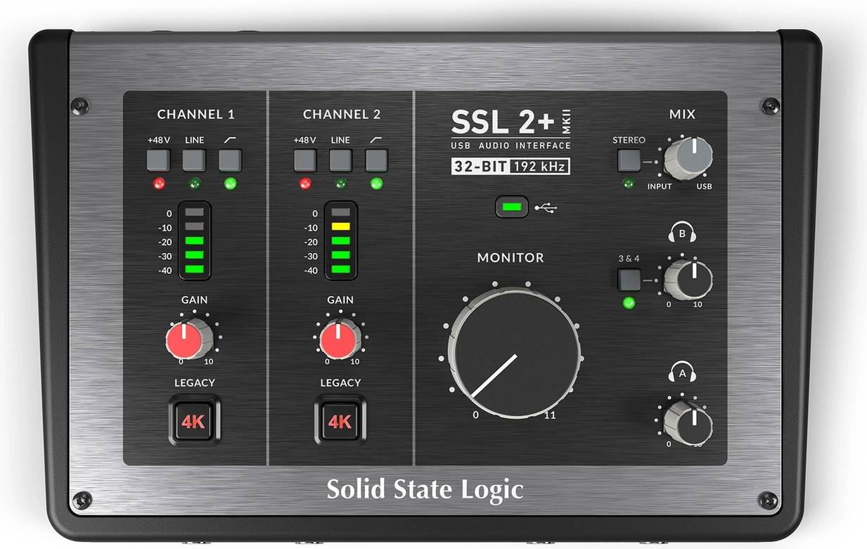 Solid State Logic SSL 2+ MKII 2-Kanal USB-Audiointerface