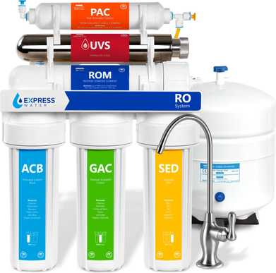 Express water filters Express Water 6-Stage Multi-Method Reverse Osmosis Filtration System ROUV10D